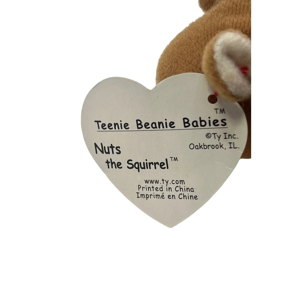 McDonalds Lot of 7 Vintage 1993 Teenie Beanie Babies‎ Pinchers Nuts Squirrel Etc